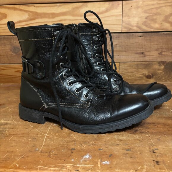 Handcrafted Italian Leather Boots Men's 10M - Picture 1 of 6